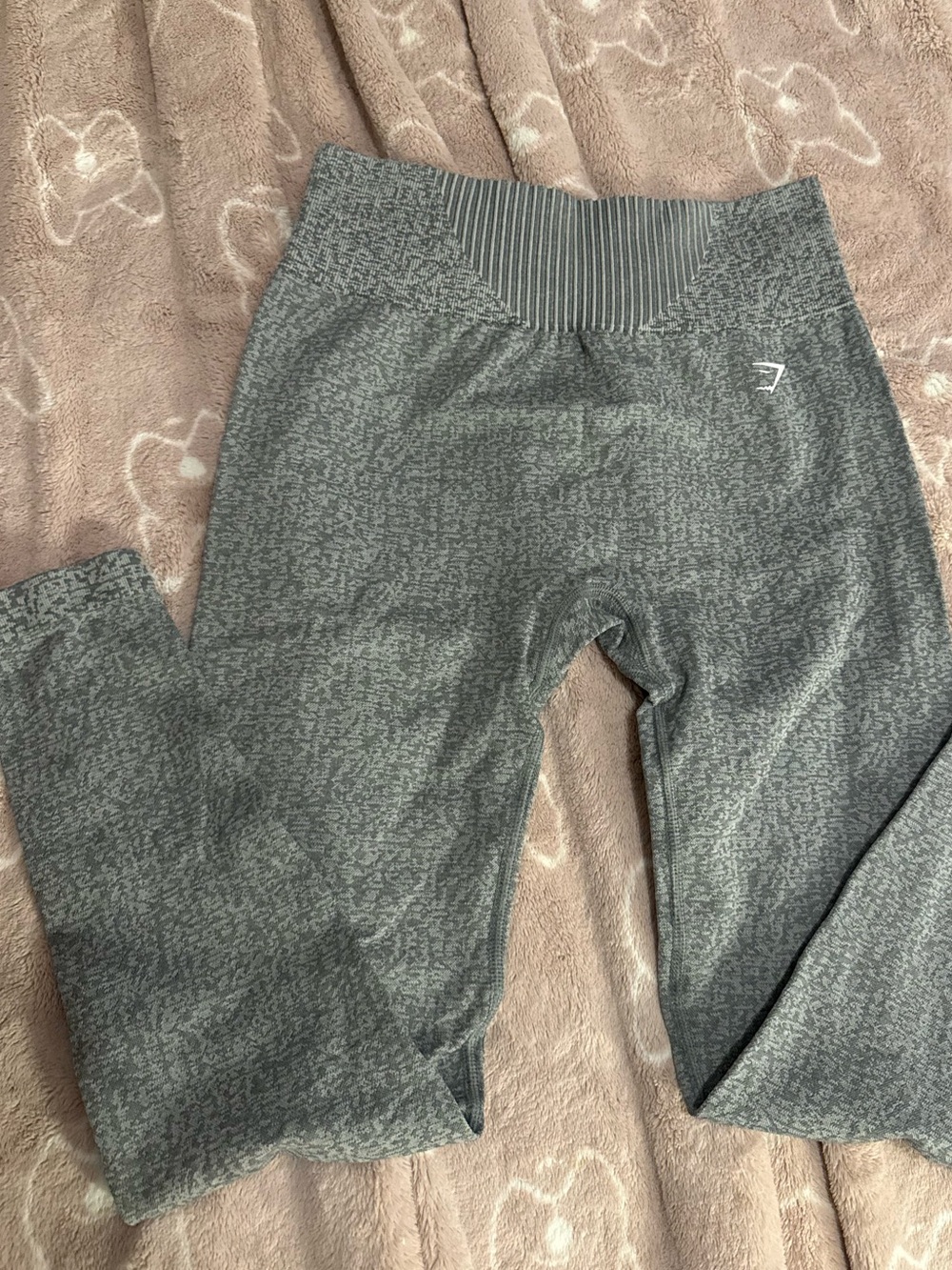 Gymshark Kids Grey Seamless High-Waist Leggings